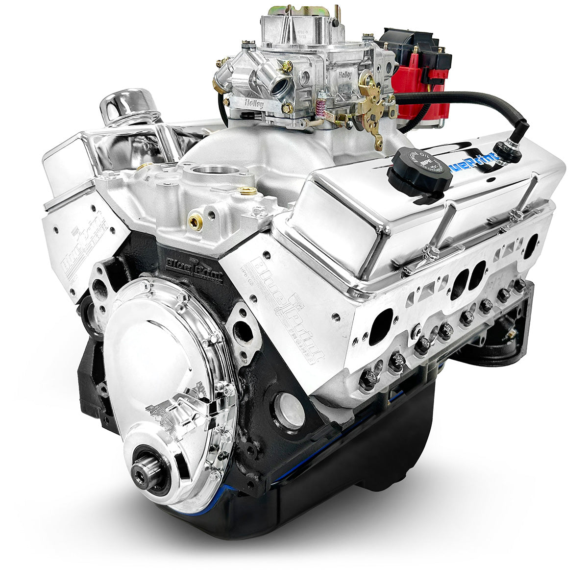 New BluePrint Small Block GM 396 c.i. Crate Engine - dressed longblock w/ carb - BP3961CTC